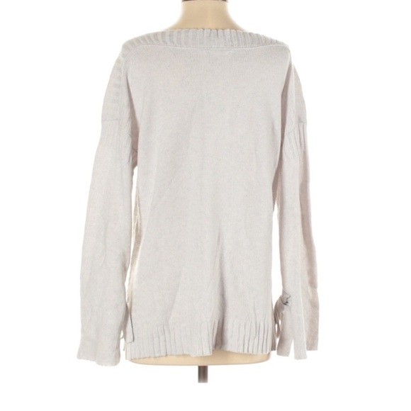 Lucky Brand Bow Sleeve Wool Blend Sweater Pullover - Picture 2 of 5